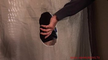 Preview 2 of Grandpa Spy Fuck - Glory hole huge dick Honza Janota from Hammerboys TV