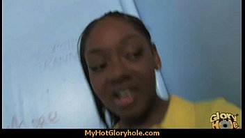 Preview 1 of Download Big - Ebony Slut Fucks A White Gloryhole Cock In Her First Interracial Scene 8