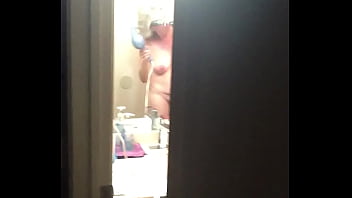 Preview 1 of Colleen Elizabeth - Granny shower spycam