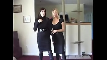 Preview 1 of Muscular 3d Gay Sluts - Two girls stripped by