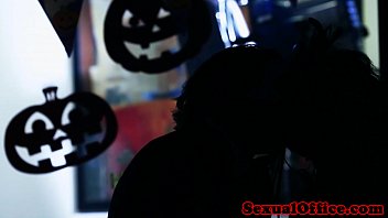Preview 1 of Fetish Auteur - Masked office babe pussyfucked before cumshot