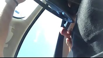 Preview 2 of Dino Fuck - I jack off in car