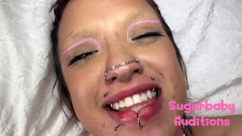 Preview 2 of Forced Cumswallow Compilation - Sluts Auditioning for the Sugarbaby Position Gag &amp_ Fuck their Way to the Top