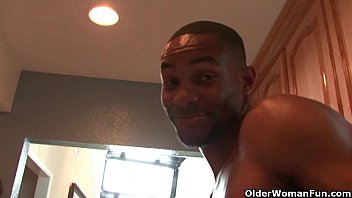 Preview 2 of Rape Mynhusband - Hairy socccer mom Joclyn Stone gets fucked and facial by black cock