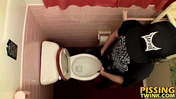 Preview 1 of Tushy New Videos - Twink boys at a party are splashing out piss into the bowl