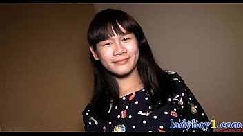 Preview 1 of Romi Mor Xxx - Teen ladyboy amateur from Thailand anal with a white guy