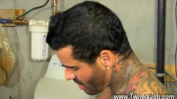 Preview 3 of Backroom Casting Couch Big Tits - Gay emo moan loud Kyler is bound,  blindfolded and ball-gagged with