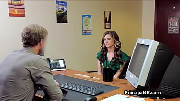 Preview 1 of Datt Big Cock - Hot housewife seduced by handsome principal