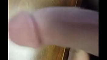 Preview 4 of Porn Blowwjob - BWC slapping table big white cock