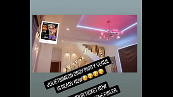 Preview 1 of Annie Cruz Chuby - JULIETSIMEON ORGY PARTY VENUE IS READY NOW???? GET YOUR TICKET NOWDM THE NUMBER ON THE FIRLER.26TH WE PARTY .
