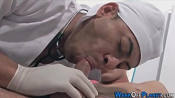 Preview 3 of Homemade Toilet Blowjob - Uniformed doc cock jizzed
