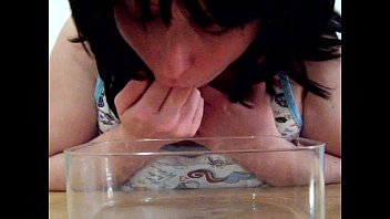 Preview 1 of Barotli Sex - Girl Eat Bad Chicken Vomit Puke Puking Gagging Vomiting