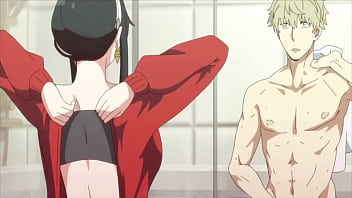 Preview 2 of Gey Boysperu Secu - Horny Sist &amp_ Virgin Stepbro do it for the first time under the shower ! 3d Cartoon Hentai (hentai sex on the bus,  hentai porn public)