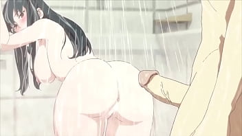 Preview 4 of Gey Boysperu Secu - Horny Sist &amp_ Virgin Stepbro do it for the first time under the shower ! 3d Cartoon Hentai (hentai sex on the bus,  hentai porn public)