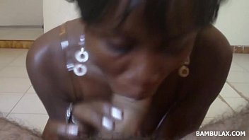 Preview 2 of Souh Africa - ebony teen amateur blowjob cum in mouth