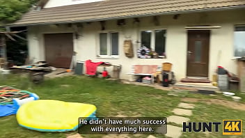 Preview 1 of Bdsm Jav - HUNT4K. Hunter loved the outdoor sex with a hot brunette chick
