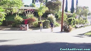 Preview 1 of Blonde Webcam Teen Bate Show - Petite mature housewife doggystyle fucked