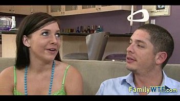 Preview 2 of Massage With Two Girl - Stepdaughter gets fucked 0837