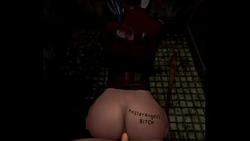 Preview 2 of Xhamstes Xes - Harley Quinn,  big ass bitch fucked in dirty toilet
