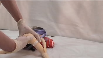 Preview 4 of Escalator Pussy Flash - spit-backdoll belly show