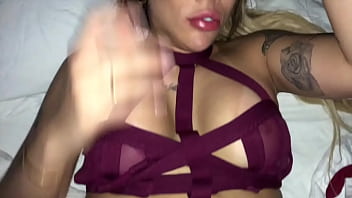 Preview 4 of Hind Sexxy - Colombian Trans Beauty Maria Eduarda Gets Fucked In The Ass &amp_ Sucked