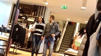 Preview 2 of Bangle Sex Vido - Hot Girl with booty shorts walking on the street