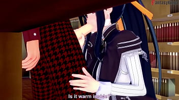 Preview 2 of Jasmine Hard - Akeno Fucking in the library | HS DXD NTR Madness 2 | Watch Full 1hr Movie on Sheer &amp_ PTRN: Fantasyking3