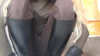 Preview 4 of Bepasha Basu Xxx - Bellas Black Ridingboots