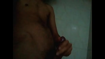 Preview 3 of Mumbai Kothe Vala Video - Sexy skinny guy masturbating in the bathroom