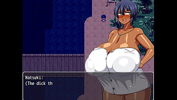 Preview 3 of Pakistani Viral - Tanned Girl Natsuki [ HENTAI Game ] Ep.9 peeing at night in the forest feels so good !