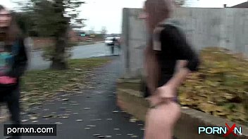 Preview 4 of Gay Brasil Videos Xxx Gratis - PORNXN Horny Skinny Leyla goes in public