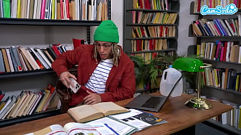 Preview 1 of 21 Sextream - Horny College Girl Fucks Male Student In Library