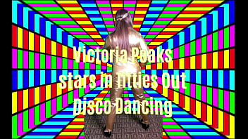 Preview 1 of Ebony Duo Bbc - Titties Out Disco Dancing starring Victoria Peaks