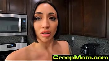 Preview 1 of Lisa Kudrow Porn Videos - Sucking StepMom in the Kitchen@CreepMom