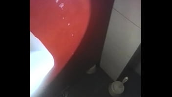 Preview 3 of Big Boob Mom On Phone - nice cumshot,  masturbation in toilet
