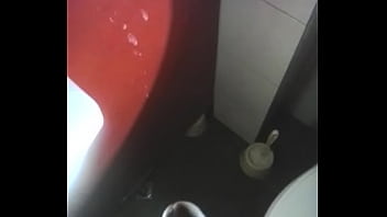 Preview 4 of Big Boob Mom On Phone - nice cumshot,  masturbation in toilet