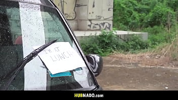 Preview 1 of S Bel Can - Wild make up sex in a taxi - Tru Kait