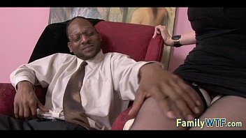 Preview 4 of 2 Guys 1 Girl Sex Rough Toys - White black stepdad 421