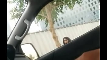 Preview 4 of 18 Year Old Blowbang - public car flash in dubai
