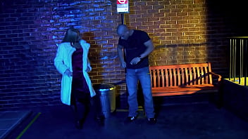 Preview 1 of Mom Interview Porn - FETISH PORN - SMOKING AND FUCKING AT THE BUS STOP XXX