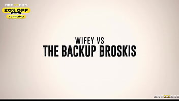 Preview 4 of Fake Hospa - Wifey vs. the Backup Broskis.Kendra Sunderland / Brazzers / ENTER PROMO CODE xvpromo AT CHECKOUT