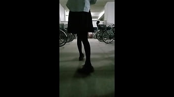 Preview 3 of Solo Caprice Masturbation - 【朱音もみじ】　恥ずかしい散歩　【奴隷男の娘】