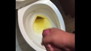 Preview 1 of Bend Over Say Ahh 3 - Had to bust in the toilet