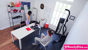 Preview 3 of 90 Were Like - Boxing teen Kylie Rocket needed a confidence boost from her big dick coach