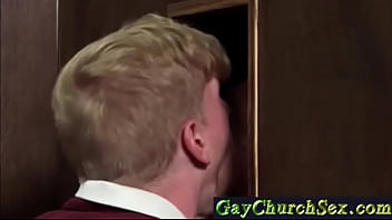 Preview 1 of Preggo Constipation - Reformed Sinner fucked by the priest-GayChurchSex.com
