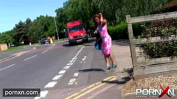 Preview 1 of Britfat Tits - PORNXN Stunning Kiki Minaj public pissing