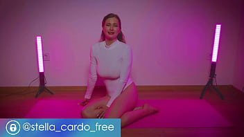 Preview 1 of Escort Webcam - Sexy yoga from porn actress Stella Cardo