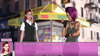 Preview 4 of Sixxy Hot Com - Summer In The City #04 - Meeting Hot Smoking Emo With Tattoos