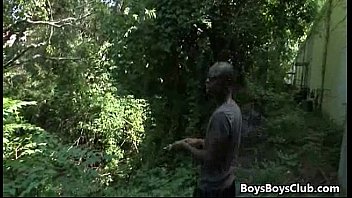 Preview 1 of Mom Bbw Asss - White boy fucked by a big black dick scene 09
