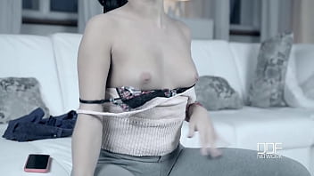 Preview 4 of 10th Cllas Student - Latvian Blondes Shaved Pussy Vibrator Masturbation Show